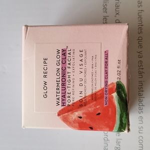 Brand New Sealed Glow Recipe Watermelon Glow Hyaluronic Clay Pore Tight Facial